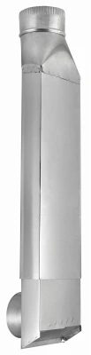 3008 Periscope 90 Degree To Straight Rectangular Aluminum Dryer Duct 24-41 In.