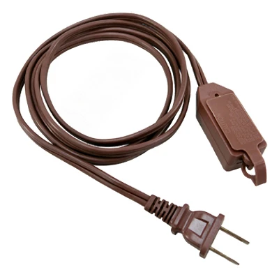 15-ft. 16/2 Spt-2 Polarized Cube Tap Extension Cord, Brown