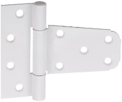 Durable 3.5" White Gate Hinge For Smooth Operation
