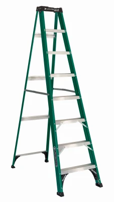 8-foot Fiberglass Step Ladder With 225 Lb Capacity – Type Ii