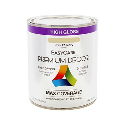 Premium Ivory Gloss Enamel Paint - One Quart
