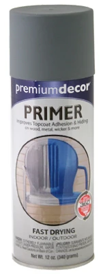 12oz Gray Spray Primer – Smooth & Durable Base Coat