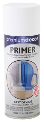 Premium 12oz White Spray Primer - Smooth Base Coat