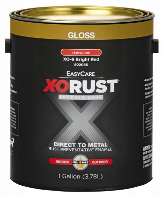 Premium Interior/exterior Anti-rust Enamel, Gloss Bright Red, Oil-based, 1-gallon