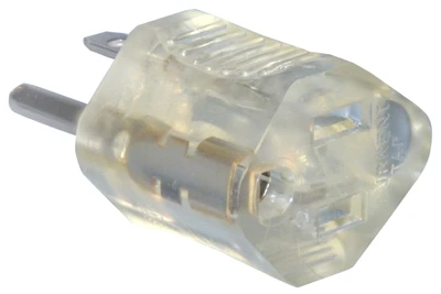 Transparent Grounding Adapter With Illuminated Indicator For Electrical Safety