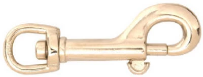 Heavy-duty 3/8" Zinc Swivel Eye Bolt Snap With Nickel Coating