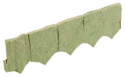 10 Ft Light Tan Flagstone Resin Garden Edging