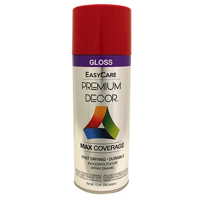 Premium Decor Spray Paint, Americana Red Gloss, 12 Ounce Can