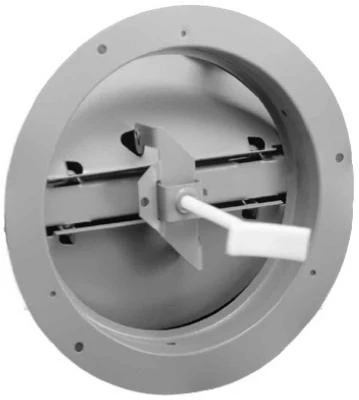8-inch Brown Steel Round Damper Ring For Precise Airflow Control