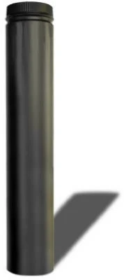 Dsp 6" Double Wall Stove Pipe – 36" Matte Black Venting Solution