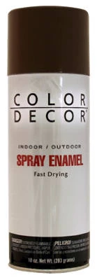 Cds7 Color Decor 10 Oz Brown Gloss Spray Enamel Aerosol