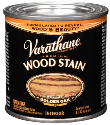 Golden Oak Oil-based Interior Wood Stain - Half Pint