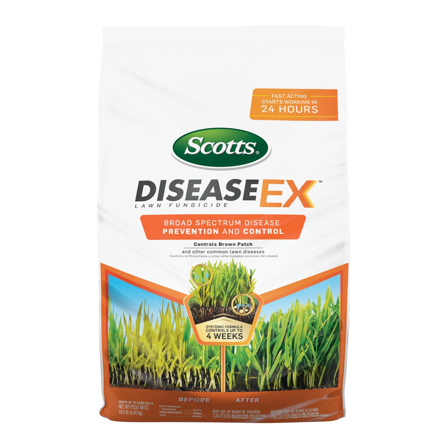 Diseaseex 10 Lb. Lawn Fungicide For 5000 Sq. Ft. Disease Control