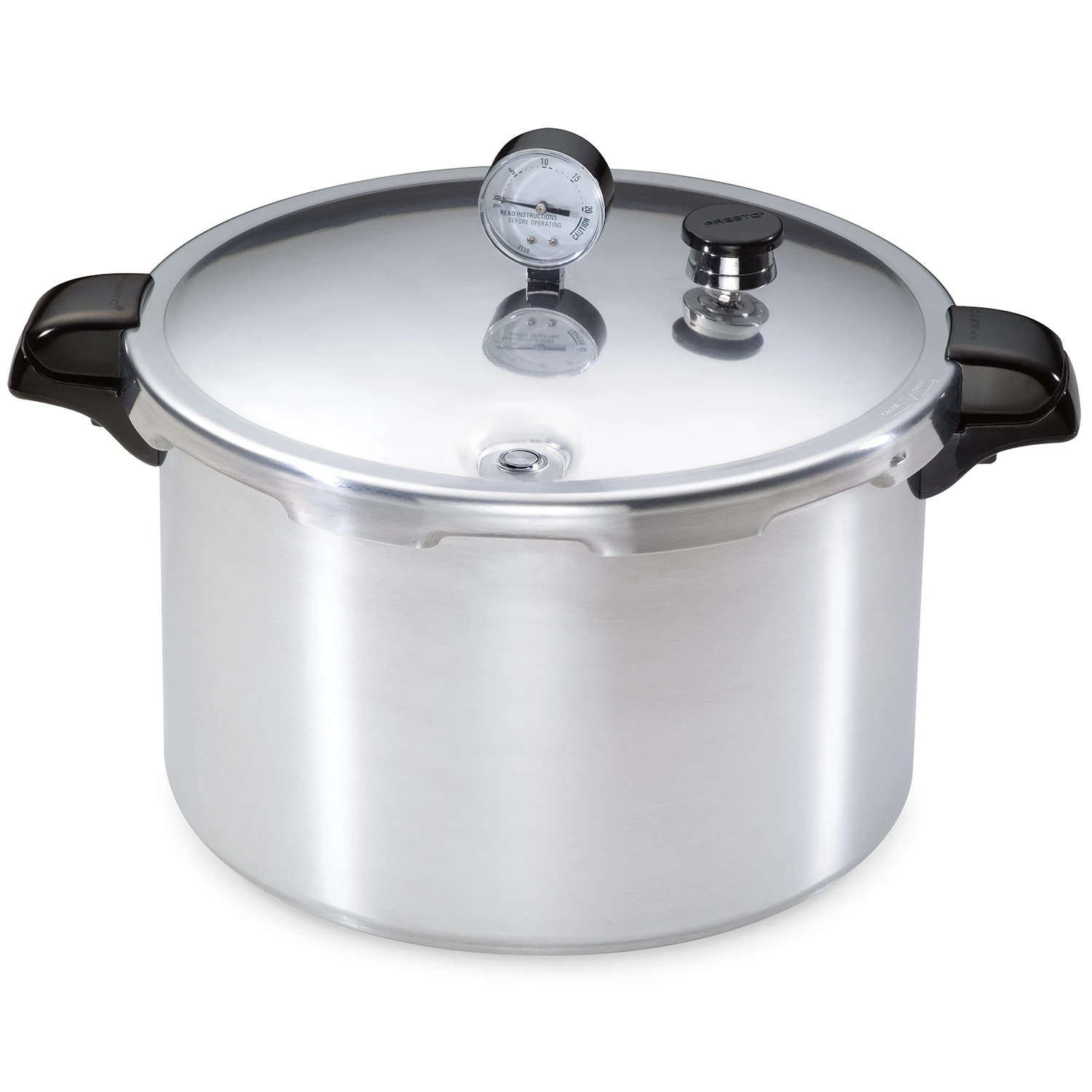 16 Qt. Aluminum Pressure Cooker And Canner With Cooking Rack