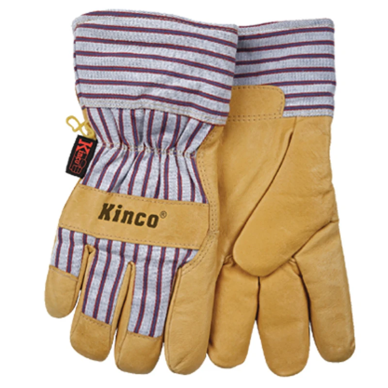 Otto Striped Men's Medium Cotton-blend Canvas Winter Work Glove 1927-m