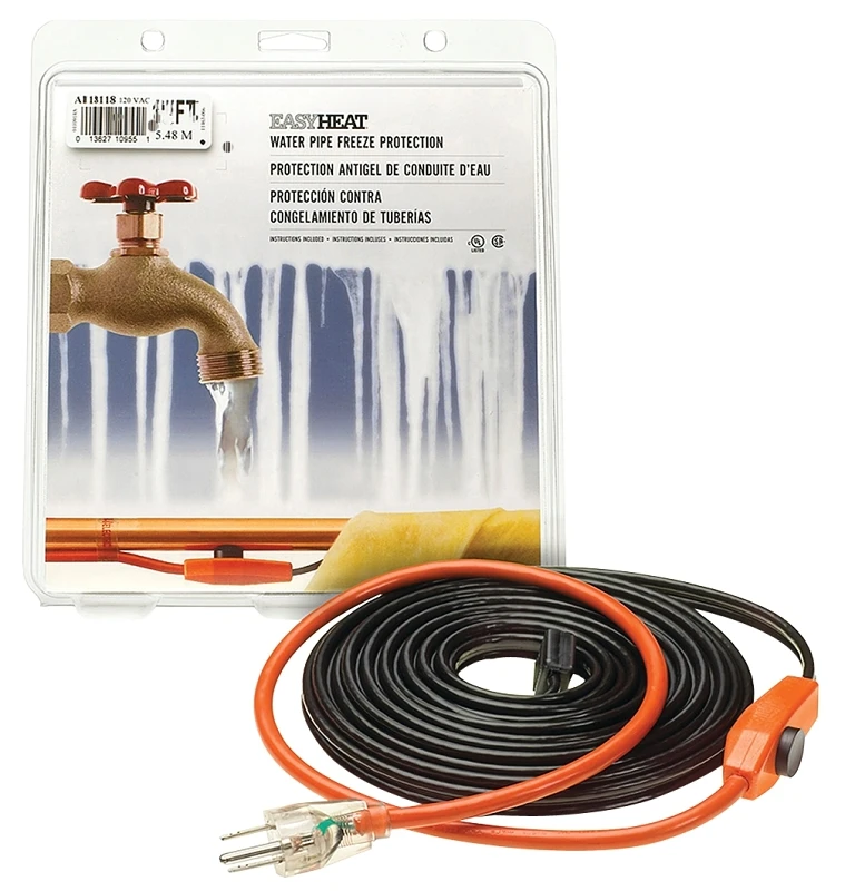 12 Ft. 120v Automatic Pipe Heating Cable With Thermostat