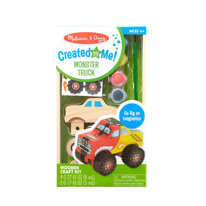 Decorate Your Own Monster Truck Craft Kit - Model 9524