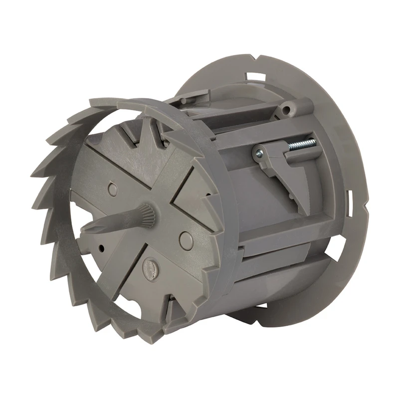 Shark Tooth 4.875" Round Pvc Ceiling Box, 6 Lb. Rating