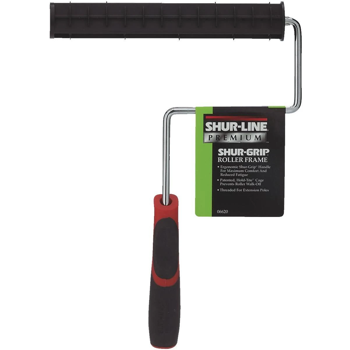 Premium Ergonomic Paint Roller Frame, 9-in.