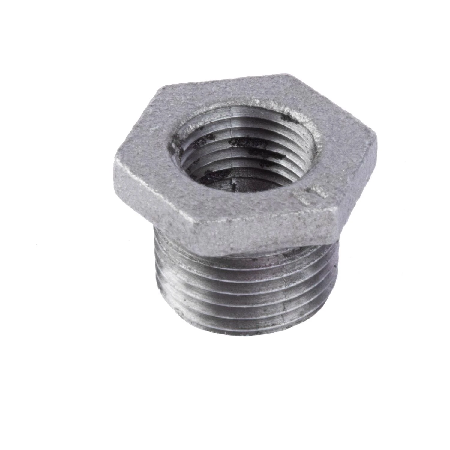 1/2 In. Mip X 3/8 In. Fip Black Malleable Iron Hex Bushing