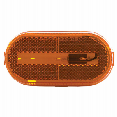 Oval Amber Led Trailer Clearance Light, 4-1/8 X 2-inch For Trucks