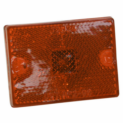 Amber Led Trailer Clearance Light, Stud-mounted, 3-1/8 X 2-inches