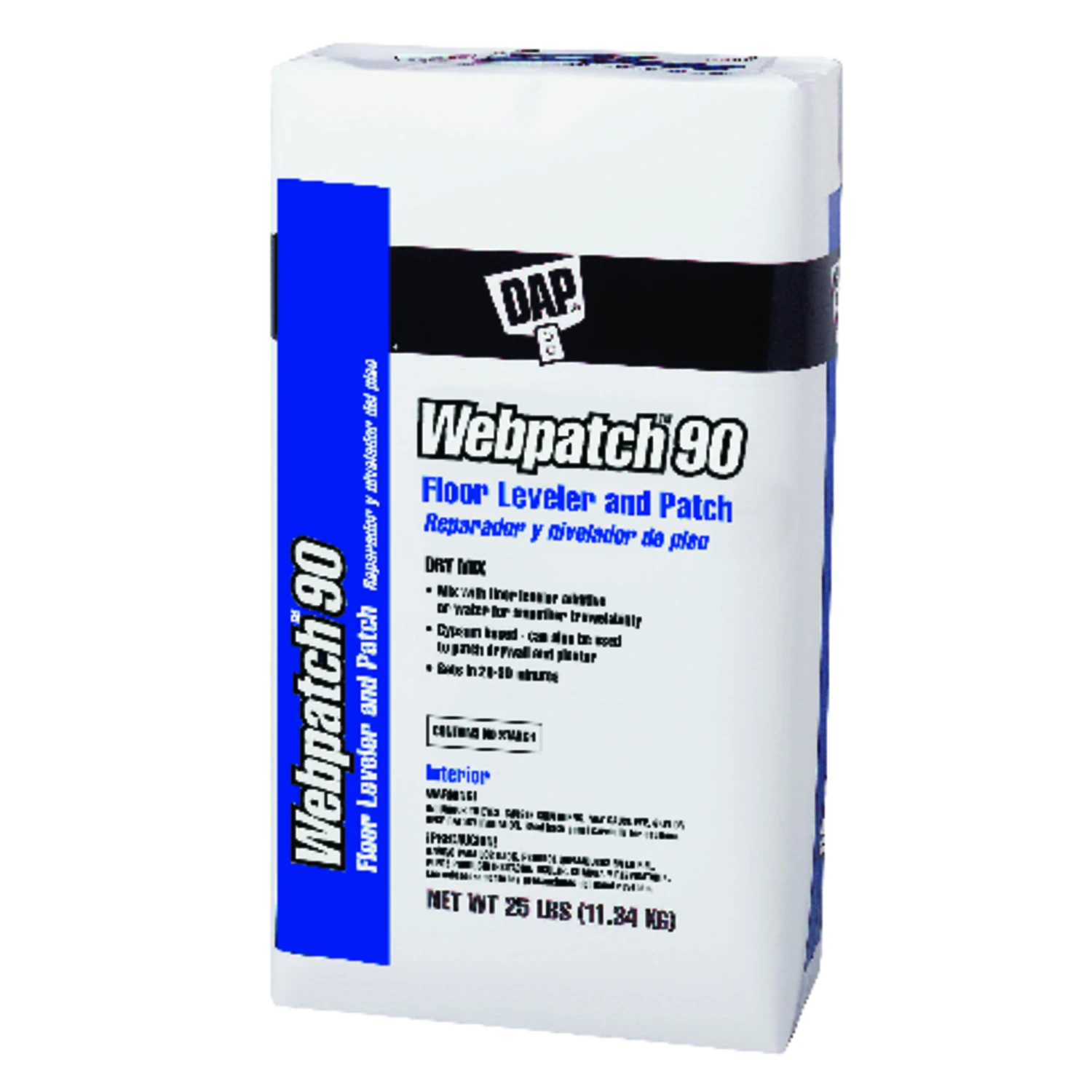 Webpatch 90 Floor Leveler And Patch, Off White, 25 Lbs.