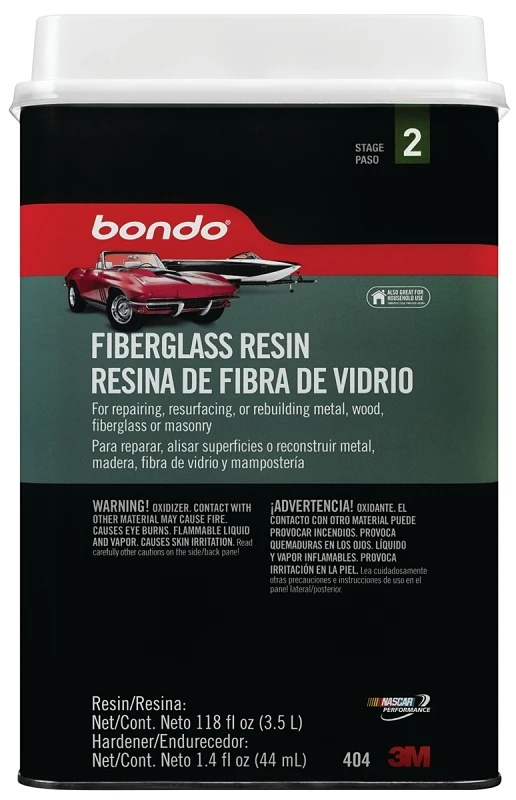 404c Fiberglass Resin, 3 Quart Can, High-strength Polyester Liquid