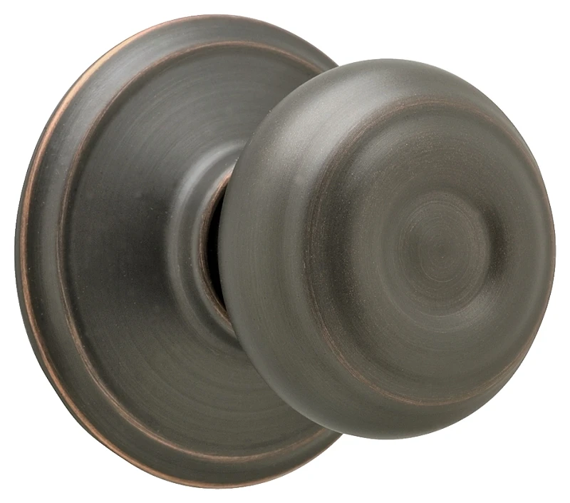 Georgian Aged Bronze Hall & Closet Door Knob – Interior Passage Lockset