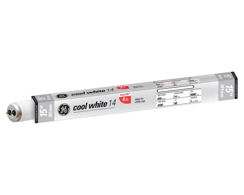 Fluorescent Light Bulb, Cool White, 15 In., 14 Watt