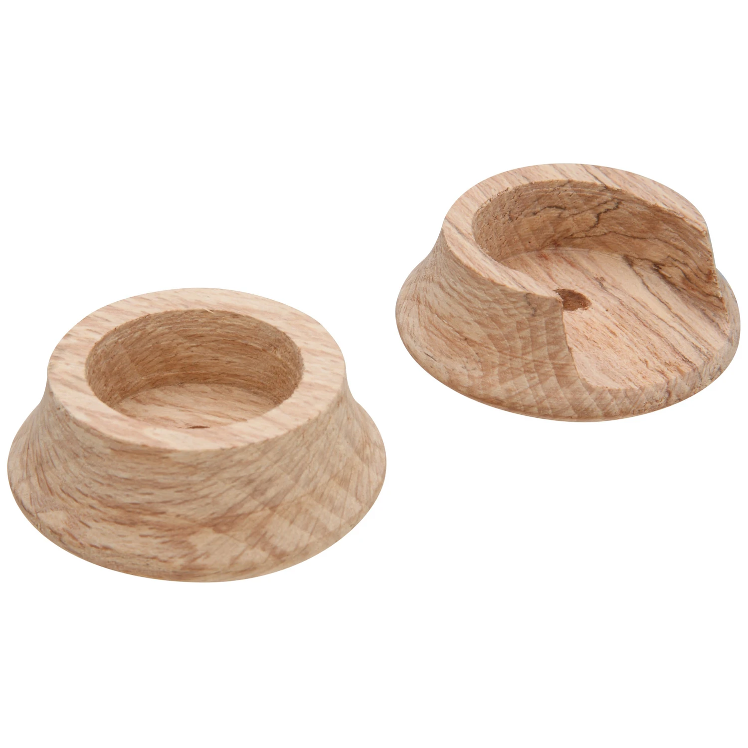 Wood Closet Rod Pole Socket Set, 1-3/8 In., Pr.
