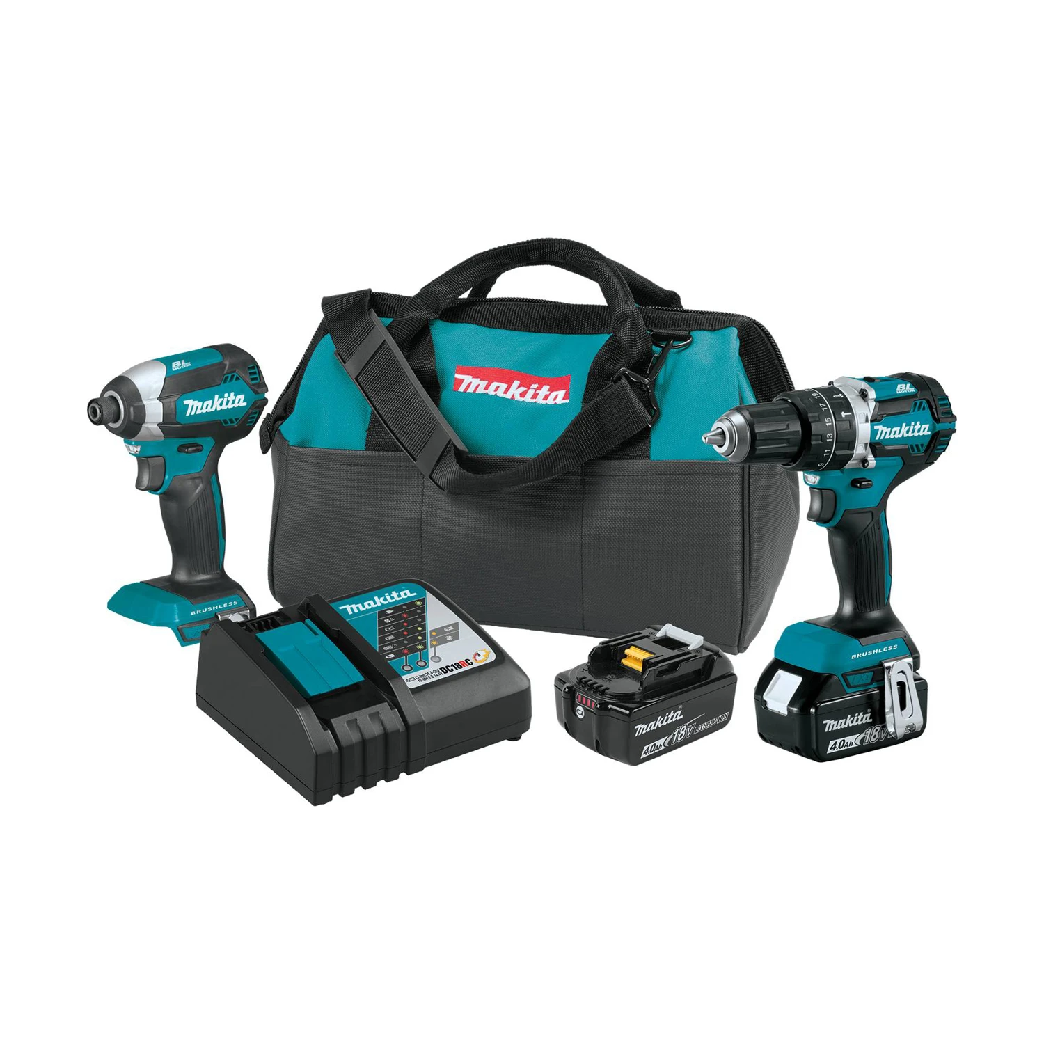 18v Lxt Brushless Hammer Drill/driver & Impact Driver Combo Kit (2-tool Cordless Set)