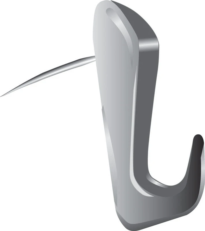 Wall Biter Picture Hangers, White, Small, 4-pk.