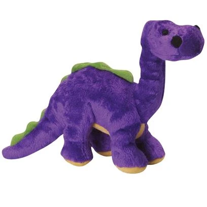 Dinos Bruto Large Purple Dog Toy With Chew Guard Technology