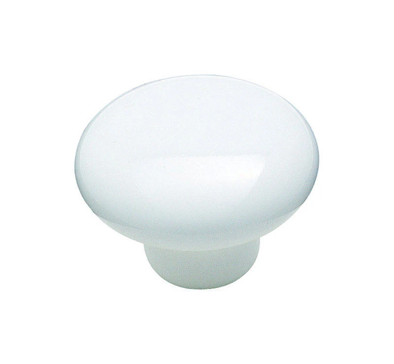 Everyday Heritage Cabinet Knob, White, 1-1/2 In.