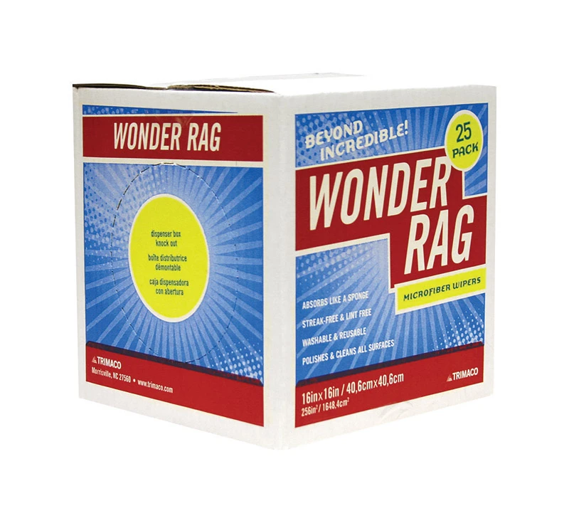Wonder Rag 16 In. L X 16 In. W Microfiber Rags