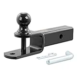 45005 3-in-1 Atv Ball Mount, 1-7/8 In Hitch Ball, Steel, Gloss Powder-coated