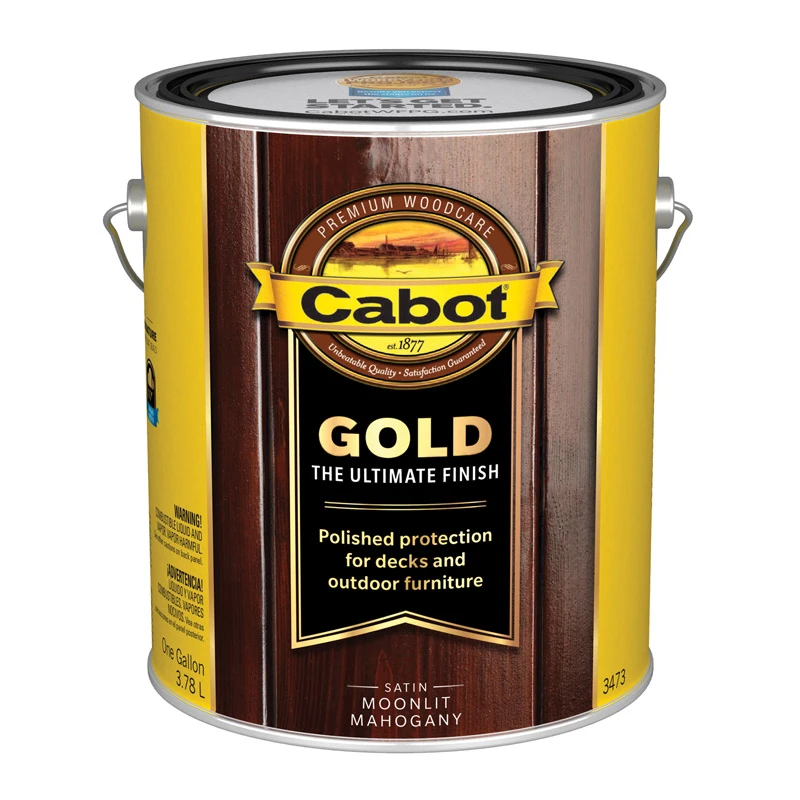 Gold Exterior Stain, 1 Gallon, Moonlit Mahogany, Model 140.0003473.007