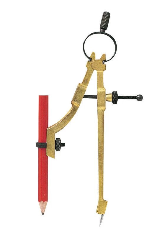 Precision Pencil Compass Divider Scriber Model 842, 9 Inch Diameter