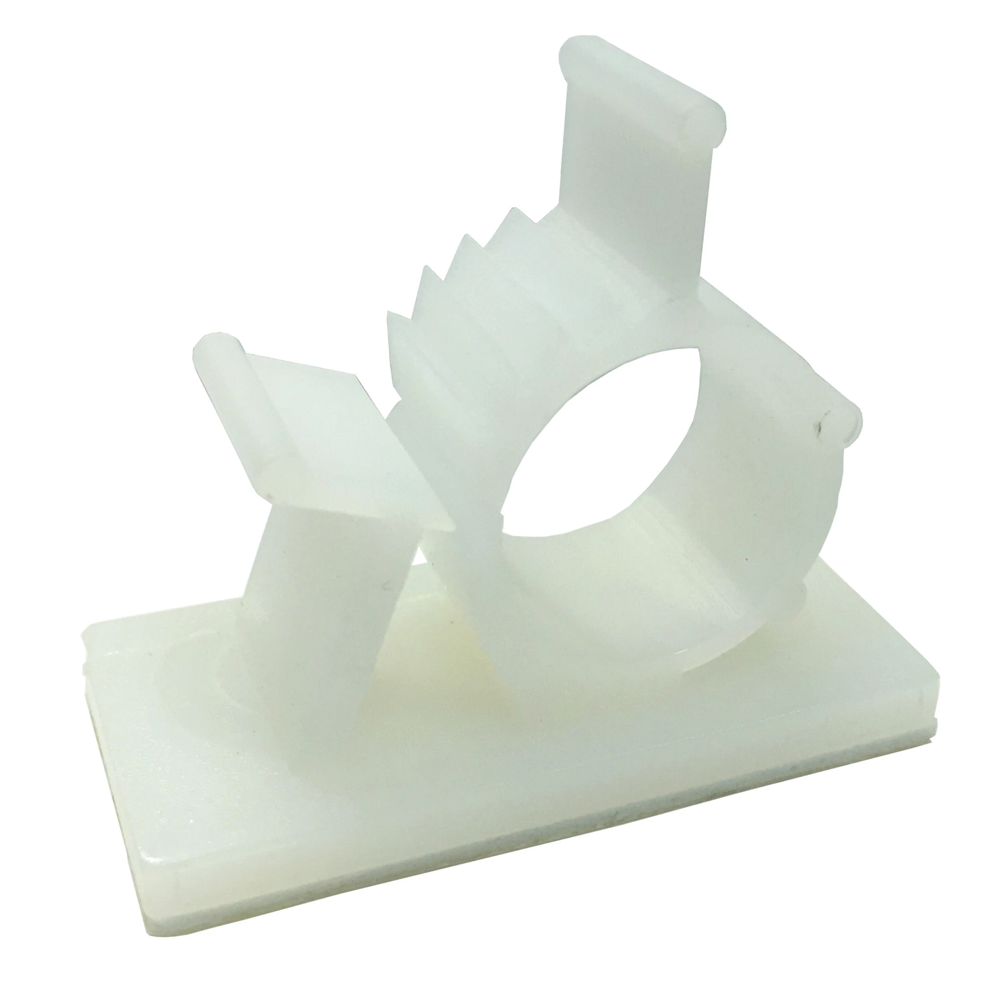 Adhesive-mounted Releasable Cord Clamp, 1/2 In., 4-pk.
