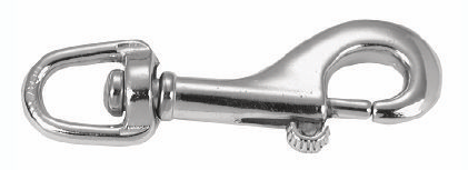 5/8 In. Diameter X 3-1/2 In. Long Nickel-plated Zinc Bolt Snap