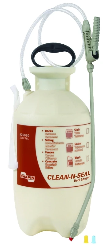 2-gallon Clean 'n Seal Deck Sprayer — Precision Handheld Sprayer For Deck Cleaners, Sealers & Stains