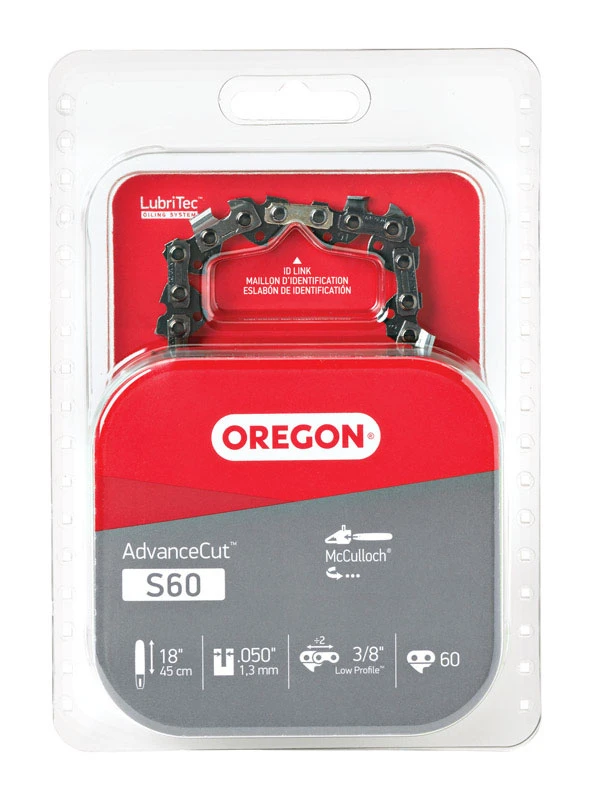 S60 Advancecut Chainsaw Chain For 18 In. Bar - 60 Drive Links, Low-kickback