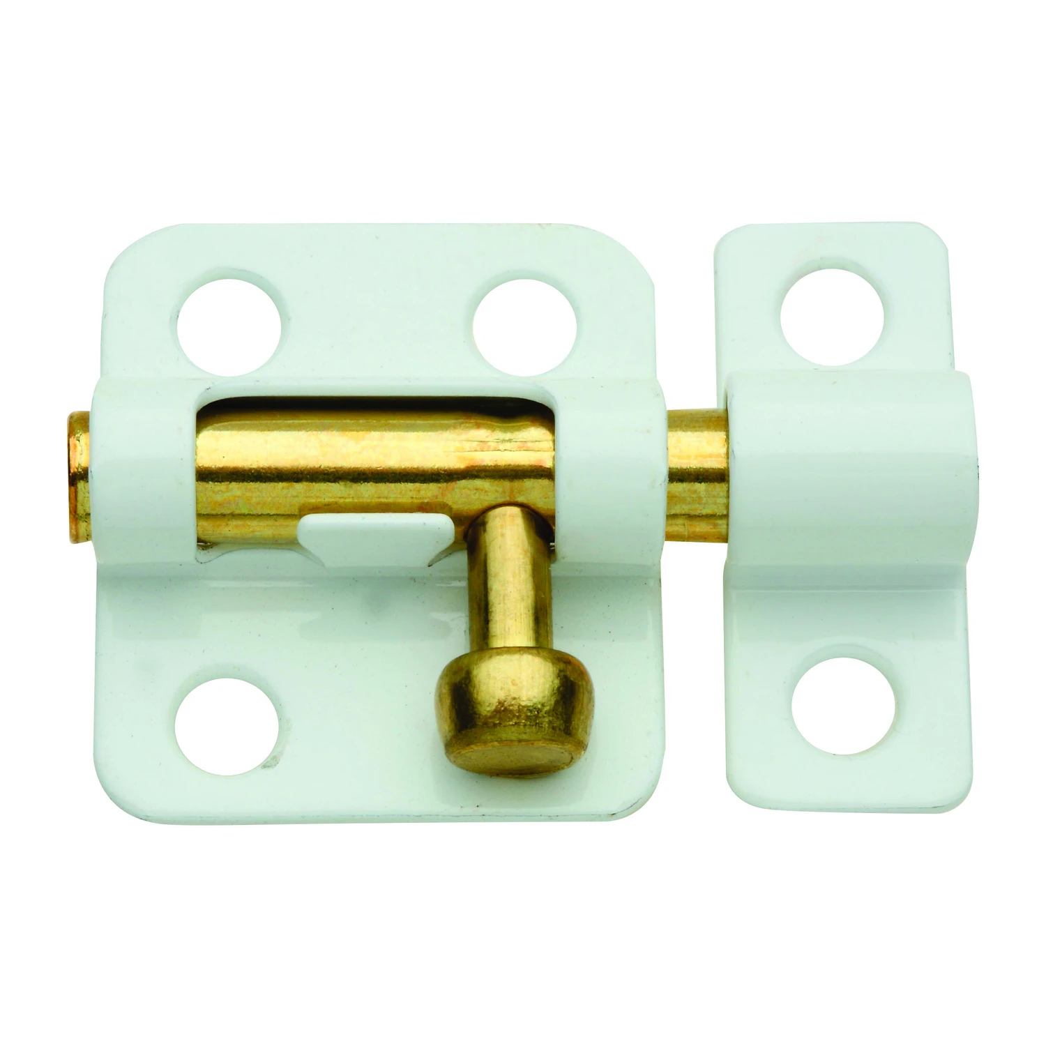 Window Bolt, White, 2 In.