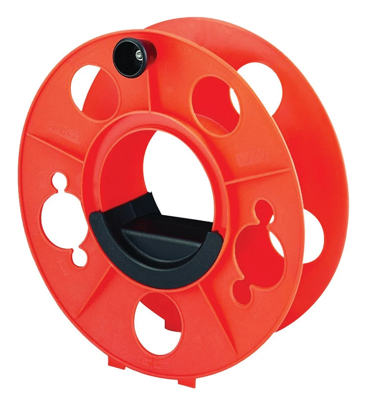 150 Ft. 16/3 Cord Capacity Plastic Cord Reel - Heavy Duty Orange