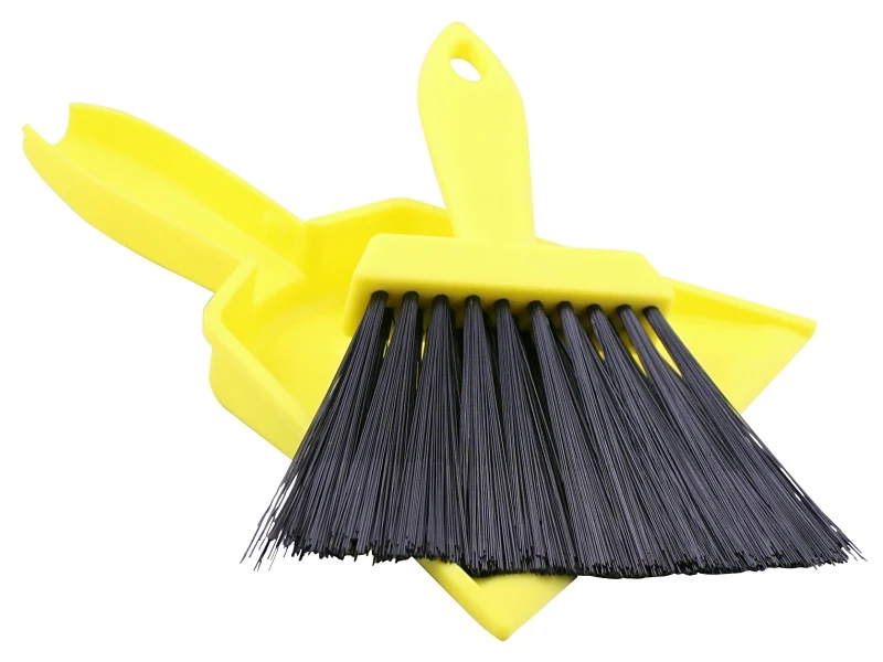Tent Whisk Broom & Dust Pan Set - 8.5 In Thermoplastic & Polypropylene