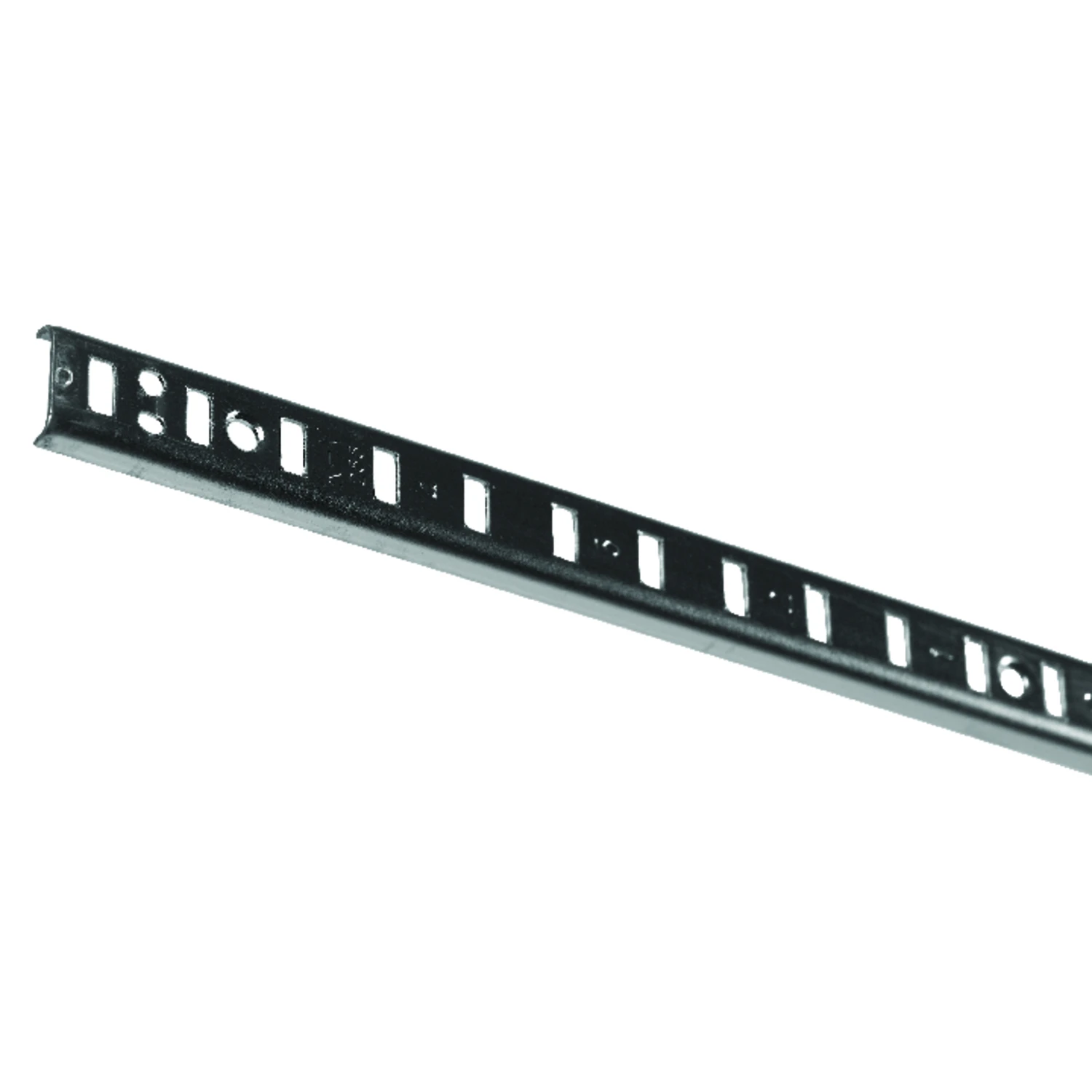 255 Series 72 In. Zinc-plated Steel Mortise-mount Pilaster Shelf Standard