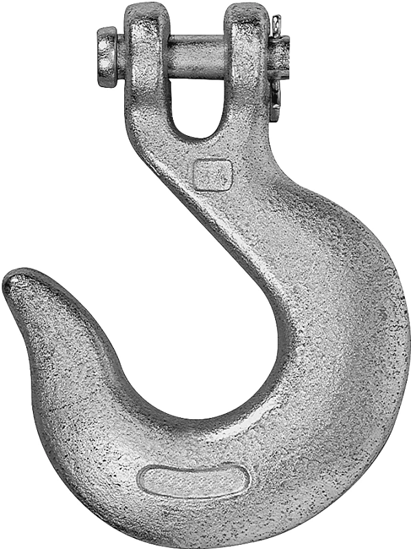 3/8 In. Grade 43 Zinc-plated Clevis Slip Hook - 5400 Lb Load Capacity