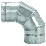 4 In. 90 Degree Adjustable Elbow Type B Gas Vent