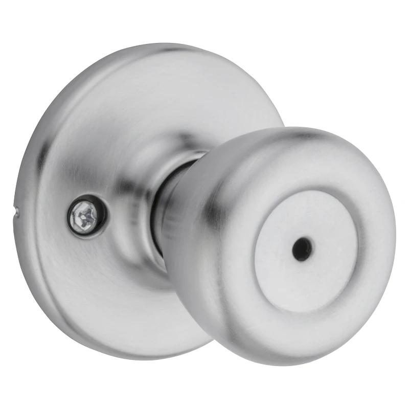 Tylo Satin Chrome Privacy Knob For Bedroom And Bathroom Doors